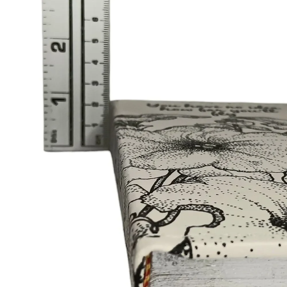 Journal Hummingbird & Flowers On Cover Cream & Black Hardcover 9
